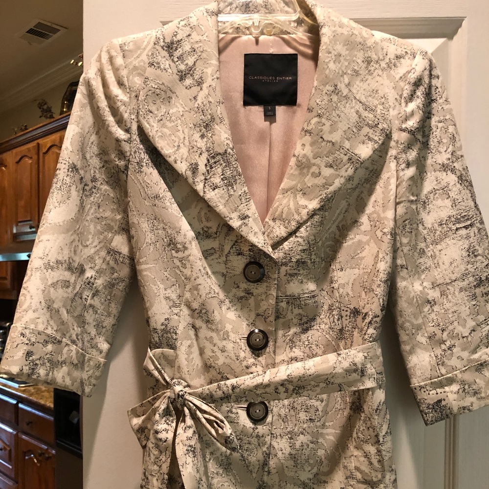 Classifies Entier Cream Print Jacket. - image 3